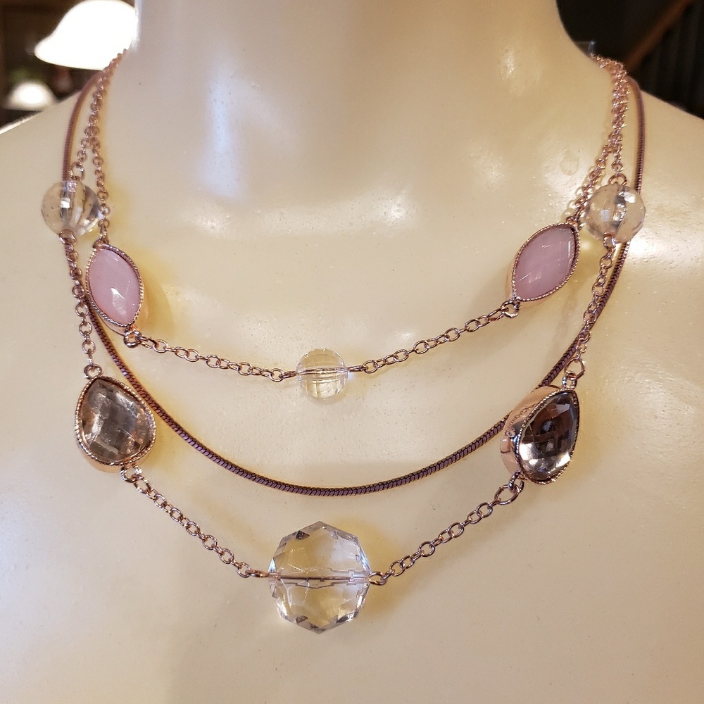 Studio S Rose Triple Chain